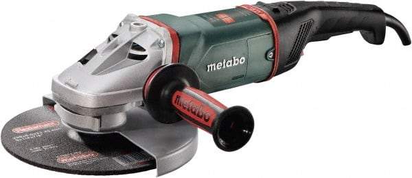 Metabo - 9" Wheel Diam, 6,600 RPM, Corded Angle & Disc Grinder - 5/8-11 Spindle, 15 Amps - Industrial Tool & Supply