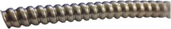 Anaconda Sealtite - 1-1/4" Trade Size, 25' Long, Flexible Metallic Conduit - Galvanized Steel, 31.75mm ID, Gray - Industrial Tool & Supply