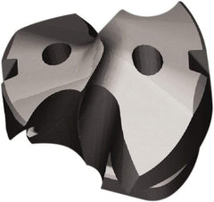 Kennametal - Series KTFS, 25.6mm Diam Grade KCMS15 140° Replaceable Drill Tip - Carbide, AlTiN Finish, ZD Seat Size, Through Coolant - Industrial Tool & Supply