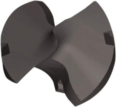 Kennametal - Series KTFS, 25mm Diam Grade KCP15A 143° Replaceable Drill Tip - Carbide, AlTiN Finish, ZD Seat Size - Industrial Tool & Supply