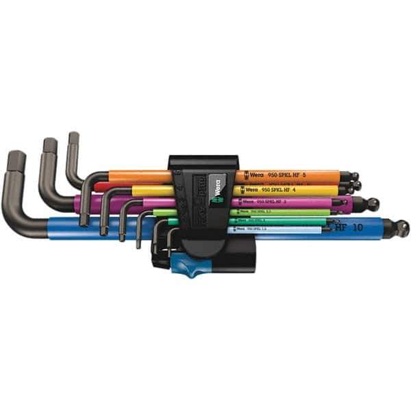 Wera - Hex Key Sets Tool Type: Hex Handle Type: L-Key Long Arm - Industrial Tool & Supply