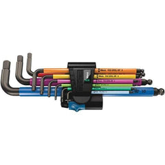 Wera - Hex Key Sets Tool Type: Hex Handle Type: L-Key Long Arm - Industrial Tool & Supply