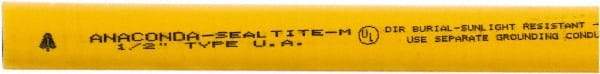 Anaconda Sealtite - 1/2" Trade Size, 1,000' Long, Flexible Liquidtight Conduit - Galvanized Steel & PVC, 12.7mm ID - Industrial Tool & Supply