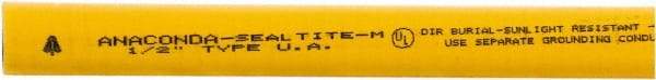 Anaconda Sealtite - 3/4" Trade Size, 1,000' Long, Flexible Liquidtight Conduit - Galvanized Steel & PVC, 19.05mm ID - Industrial Tool & Supply