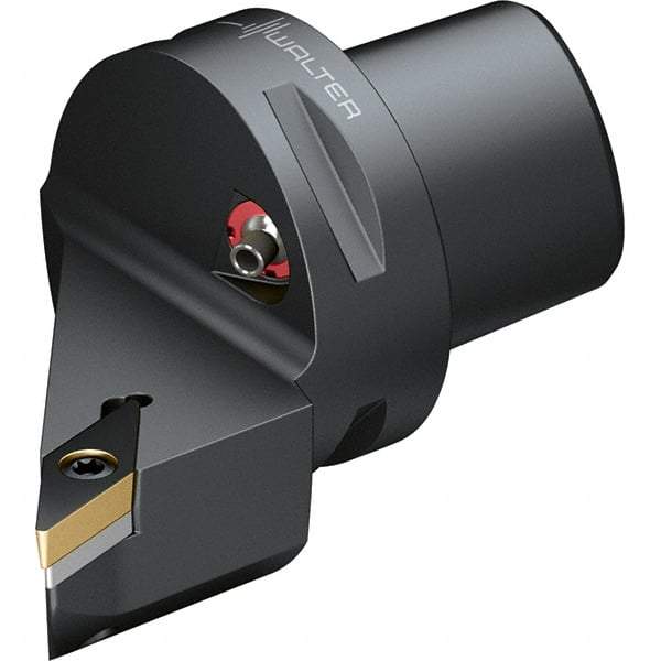 Walter - 107.5° Lead Angle, Indexable Turning Toolholder - 59mm OAL, Series SVHB-CAPTO-AUSSEN - Industrial Tool & Supply