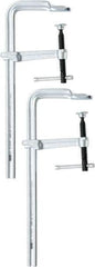 Bessey - 4-3/4" Throat Depth, 6" Max Capacity, Standard Sliding Arm Clamp - 1,330 Lb Clamping Pressure, 5/8" Spindle Diam - Industrial Tool & Supply