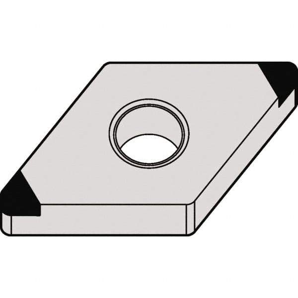 Kennametal - DNGA433 MT Grade KBH10 CBN Turning Insert - 55° Diamond, 1/2" Inscr Circle, 3/16" Thick, 3/64" Corner Radius - Industrial Tool & Supply