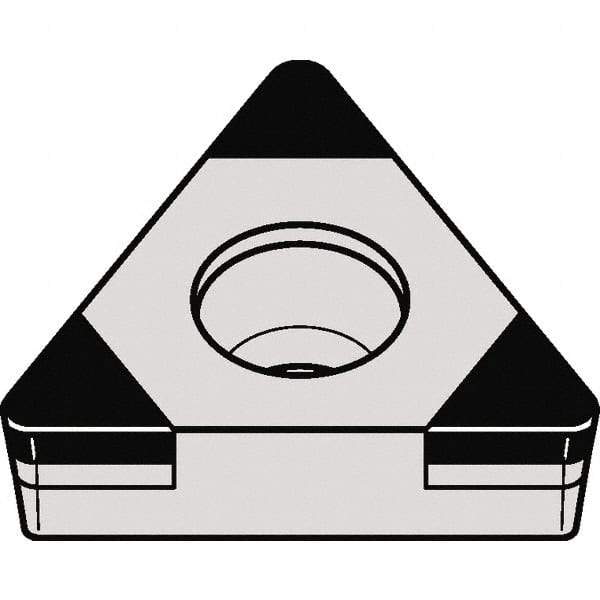 Kennametal - TCGW21.51 MT Grade KBH10 CBN Turning Insert - 60° Triangle, 1/4" Inscr Circle, 3/32" Thick, 1/64" Corner Radius - Industrial Tool & Supply