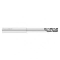 1" Dia. x 6 Overall Length 3-Flute .060 C/R Solid Carbide SE End Mill-Round Shank-Center Cut-Uncoated - Industrial Tool & Supply