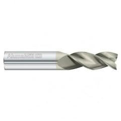 10mm Dia. x 64mm Overall Length 3-Flute Square End Solid Carbide SE End Mill-Round Shank-Center Cut-FC5 - Industrial Tool & Supply