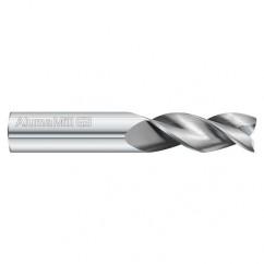 10mm Dia. x 64mm Overall Length 3-Flute Square End Solid Carbide SE End Mill-Round Shank-Center Cut-Uncoated - Industrial Tool & Supply