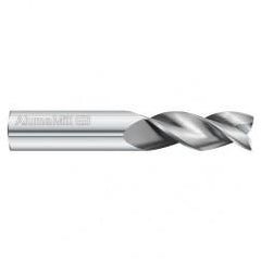 10mm Dia. x 64mm Overall Length 3-Flute Square End Solid Carbide SE End Mill-Round Shank-Center Cut-Uncoated - Industrial Tool & Supply