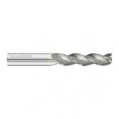 5/8 Dia. x 6 Overall Length 3-Flute Square End Solid Carbide SE End Mill-Round Shank-Center Cut-FC5 - Industrial Tool & Supply
