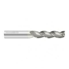 1/2 Dia. x 4 Overall Length 3-Flute Square End Solid Carbide SE End Mill-Round Shank-Center Cut-FC5 - Industrial Tool & Supply