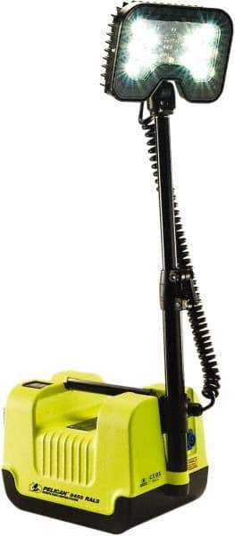 Pelican Products, Inc. - 10.8 Volt, 22 Watt, Cordless, LED Portable Handheld Work Light - 12.6" Cord, 1,500 Lumens, Polycarbonate, 15.4" Long - Industrial Tool & Supply