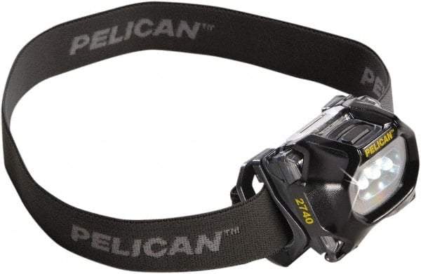 Pelican Products, Inc. - LED Bulb, 66 Lumens, Hands-free Flashlight - Black Polycarbonate Body, 3 AAA Alkaline Batteries Included - Industrial Tool & Supply