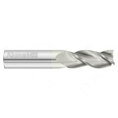 3/4 Dia. x 4 Overall Length 3-Flute Square End Solid Carbide SE End Mill-Round Shank-Center Cut-FC19 - Industrial Tool & Supply