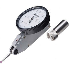 Mitutoyo - Dial Test Indicators Maximum Measurement (mm): 0.008 Dial Graduation (Decimal Inch): 0.000100 - Industrial Tool & Supply