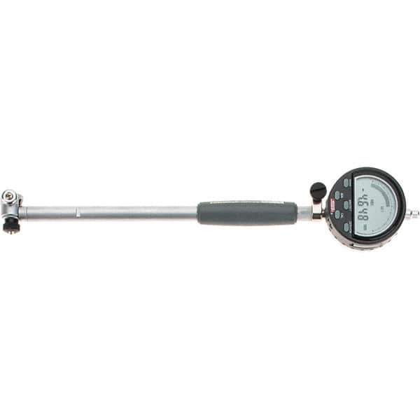 SPI - 35 to 50mm, 150mm Deep, Electronic Bore Gage - Up to 0.015mm Accuracy, 0.002mm Resolution, Data Output, Includes Indicator - Industrial Tool & Supply