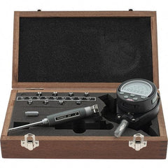SPI - 6 to 10mm, 40mm Deep, Electronic Bore Gage - Up to 0.012mm Accuracy, 0.002mm Resolution, Data Output, Includes Indicator - Industrial Tool & Supply