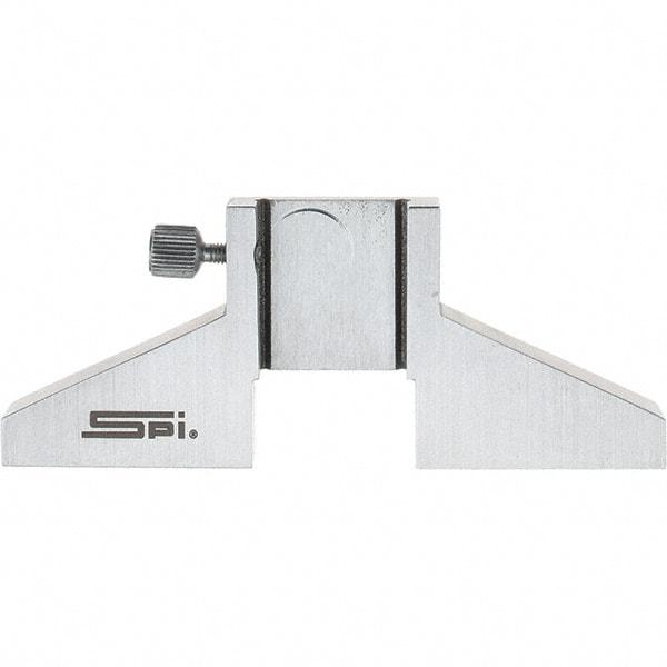 SPI - Bright Stainless Steel Caliper Base - 1 Piece, For Use with Calipers - Industrial Tool & Supply