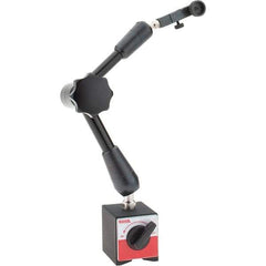 SPI - 60mm Long x 50mm Wide x 55mm High Magnetic Indicator Base - 80 Kg Magnetic Pull, 385mm Rod Length, Articulated Arm - Industrial Tool & Supply