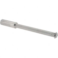 Accupro - 3/8° 3/8" Cut Diam, 1/8" Cut Width, 3/8" Shank, Solid Carbide Double-Angle Cutter - Industrial Tool & Supply