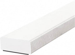 PRO-SAFE - 39" Long, Polyurethane Foam Type D Surface Guard - White, 1" High x 2" Wide Side - Industrial Tool & Supply