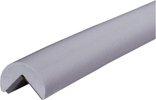 PRO-SAFE - 39" Long, Polyurethane Foam Type A Corner Guard - White, 1" High x 2" Wide Side - Industrial Tool & Supply