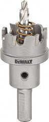 DeWALT - 1-1/8" Diam, 1/4" Cutting Depth, Hole Saw - Carbide-Tipped Saw, Toothed Edge - Industrial Tool & Supply