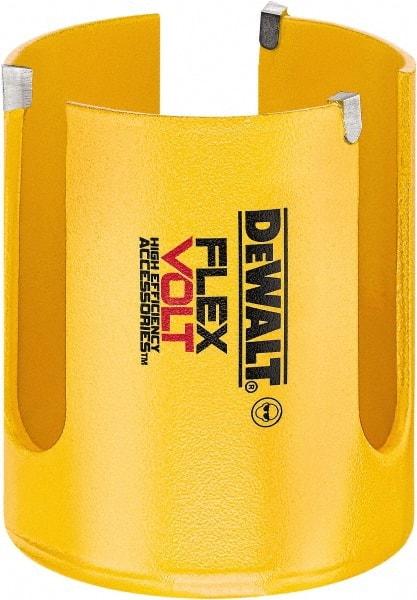 DeWALT - 2-1/8" Diam, 2" Cutting Depth, Hole Saw - Carbide-Tipped Saw, Toothed Edge - Industrial Tool & Supply