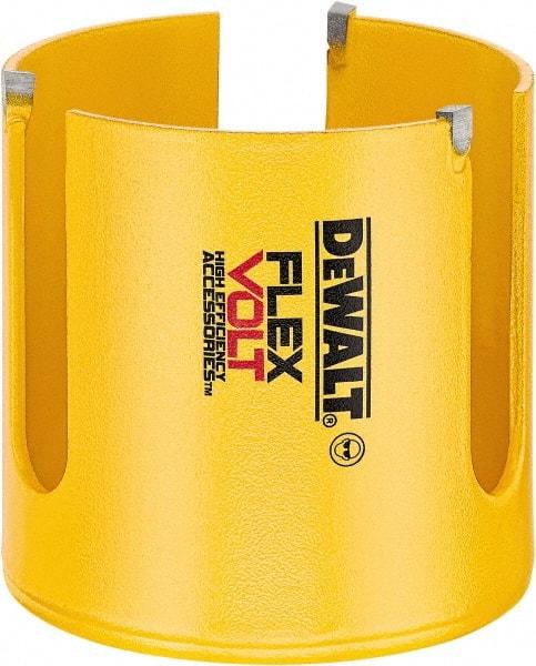 DeWALT - 2-1/4" Diam, 2" Cutting Depth, Hole Saw - Carbide-Tipped Saw, Toothed Edge - Industrial Tool & Supply