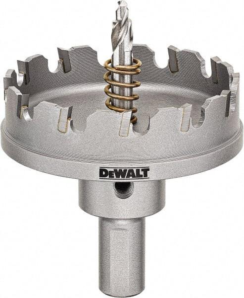 DeWALT - 2-1/2" Diam, 1/4" Cutting Depth, Hole Saw - Carbide-Tipped Saw, Toothed Edge - Industrial Tool & Supply