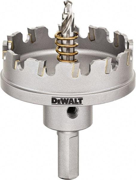 DeWALT - 2-1/4" Diam, 1/4" Cutting Depth, Hole Saw - Carbide-Tipped Saw, Toothed Edge - Industrial Tool & Supply