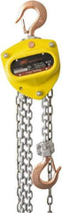 Ingersoll-Rand - 3,300 Lb Lifting Capacity, 15' Lift Height, Hand Hoist - Made from Chain, 77.1 Lb Avg Pull to Lift Rated Load, 1 Chain - Industrial Tool & Supply