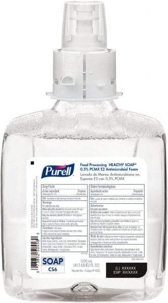 PURELL - 1,200 mL Bottle Foam Soap - Antibacterial, Clear, Fragrance Free Scent - Industrial Tool & Supply