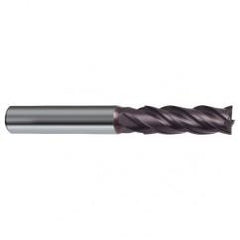 12mm Dia. - 93mm OAL - 4 FL Variable Helix Firex Carbide End Mill - Industrial Tool & Supply