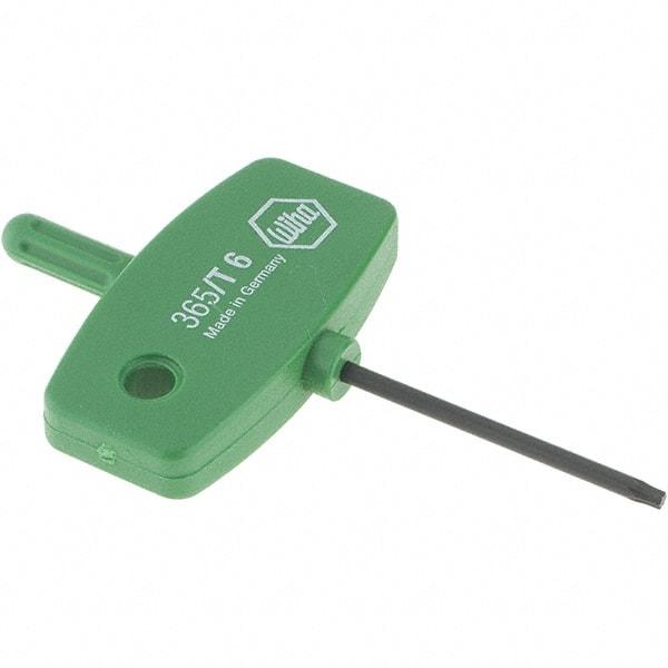 Wiha - T6 Torx Key - Wing Handle, 35mm Length Under Head, 2.7" OAL - Industrial Tool & Supply
