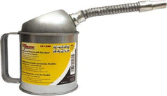 lumax - Flexible Spout, Measure Oiler - Steel Pump, Steel Body - Industrial Tool & Supply