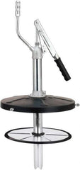 lumax - Grease Lubrication Aluminum & Steel Lever Hand Pump - For 100 to 120 Lb Container - Industrial Tool & Supply