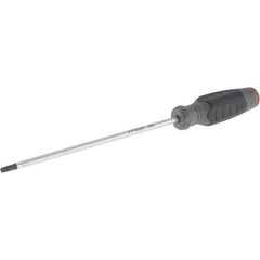 Proto - T30 Torx Driver - 8" Blade Length, 12-1/2" OAL, Standard Handle - Industrial Tool & Supply