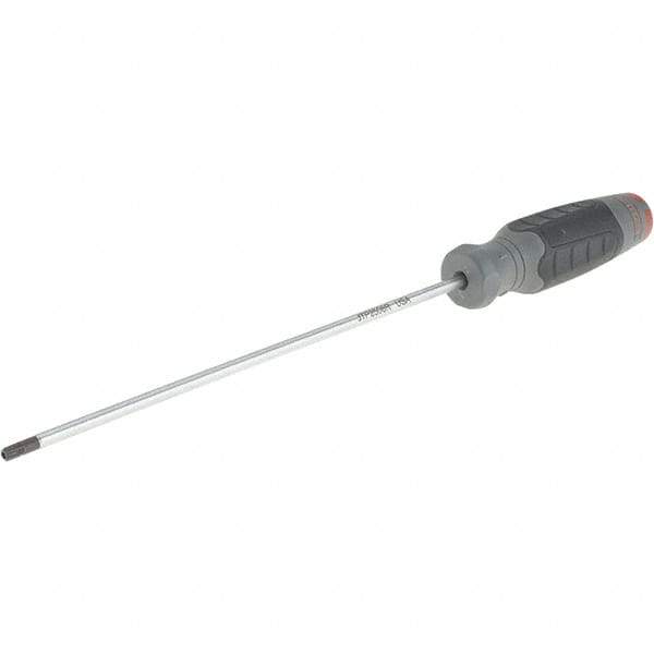 Proto - T25 Torx Driver - 8" Blade Length, 12-1/4" OAL, Standard Handle - Industrial Tool & Supply