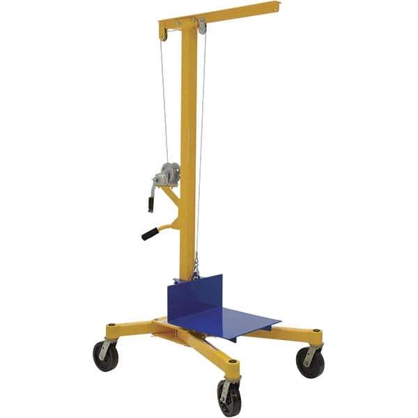 Vestil - 500 Lb Capacity, 70" Lift Height, Portable Workstation Manually Operated Lift - Industrial Tool & Supply