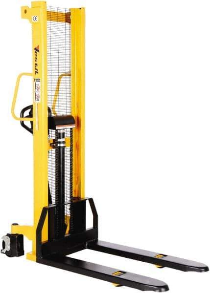 Vestil - 2,000 Lb Capacity, 63" Lift Height, Portable Workstation Manually Operated Lift - Industrial Tool & Supply