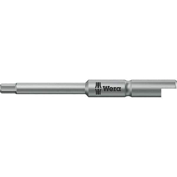 Wera - 2mm Hex Screwdriver Bit - 1/4" Drive, 44mm OAL - Industrial Tool & Supply