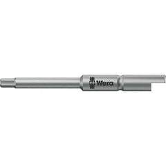 Wera - 2mm Hex Screwdriver Bit - 1/4" Drive, 44mm OAL - Industrial Tool & Supply