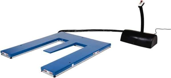 Vestil - 2,000 Lb Capacity Electric Post Electric Pallet Lifter - 3-1/2" to 33-1/2" Lift Height, 55-3/4" Platform Length x 52-1/2" Platform Width - Industrial Tool & Supply
