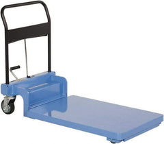 Vestil - 900 Lb Capacity Manual Scissor Lift - 3-1/2" to 24" Lift Height, 35-5/8" Platform Length x 23-3/4" Platform Width - Industrial Tool & Supply