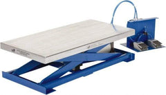 Vestil - 200 Lb Capacity Manual Scissor Lift - 11-1/4" to 29-1/2" Lift Height, 39-1/2" Platform Length x 19-1/2" Platform Width - Industrial Tool & Supply