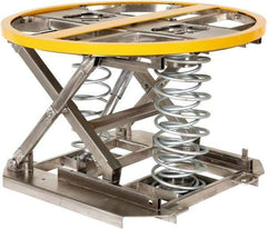 Vestil - 4,500 Lb Capacity Manual Scissor Lift - 9" to 27-3/4" Lift Height, 36-3/4" Platform Length x 36" Platform Width - Industrial Tool & Supply
